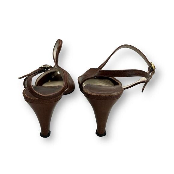 Caressa Vintage Open Tor Heels Size 8 - Picture 6 of 6